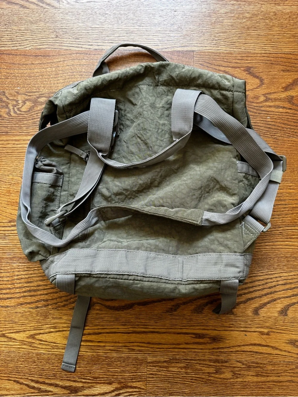 Tommy Bahama Men’s Olive Green Utility Backpack Travel Cargo Military Style